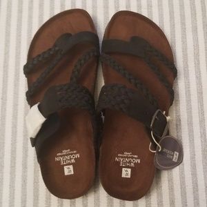 Black Leather Sandals